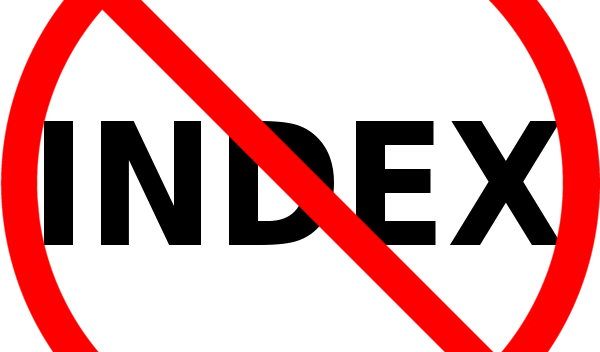 Bild von durchgestrichenem Indexschild