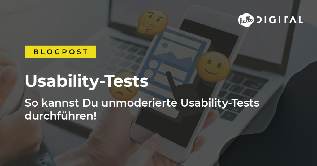 Titelbild zum Blogpost: Unmoderierte Usability-Tests durchführen