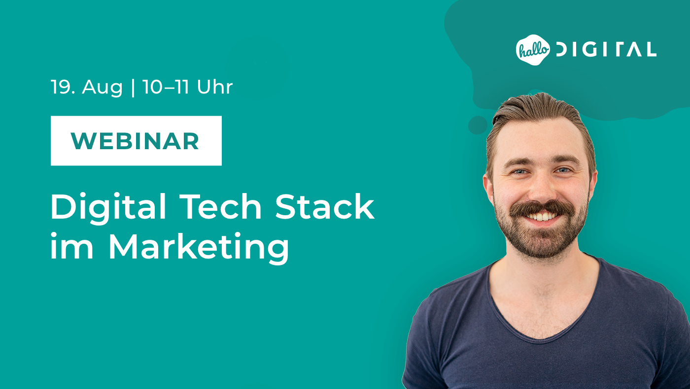 Webinar Digital TechStack fürs Marketing mit Jacob Doering