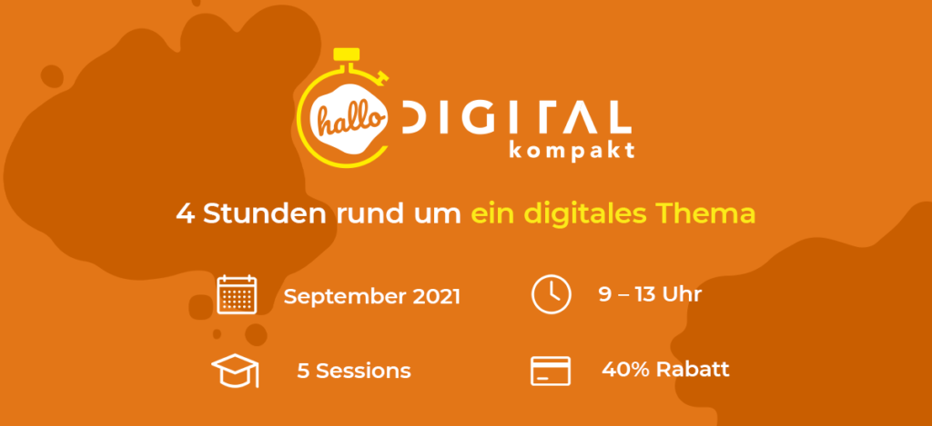 Visual hallo.digital Beigabe zu virtuellem Goodiebag der hallo.digital Convention 2021