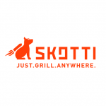 Logo von Skotti Grill (orange auf weiß)